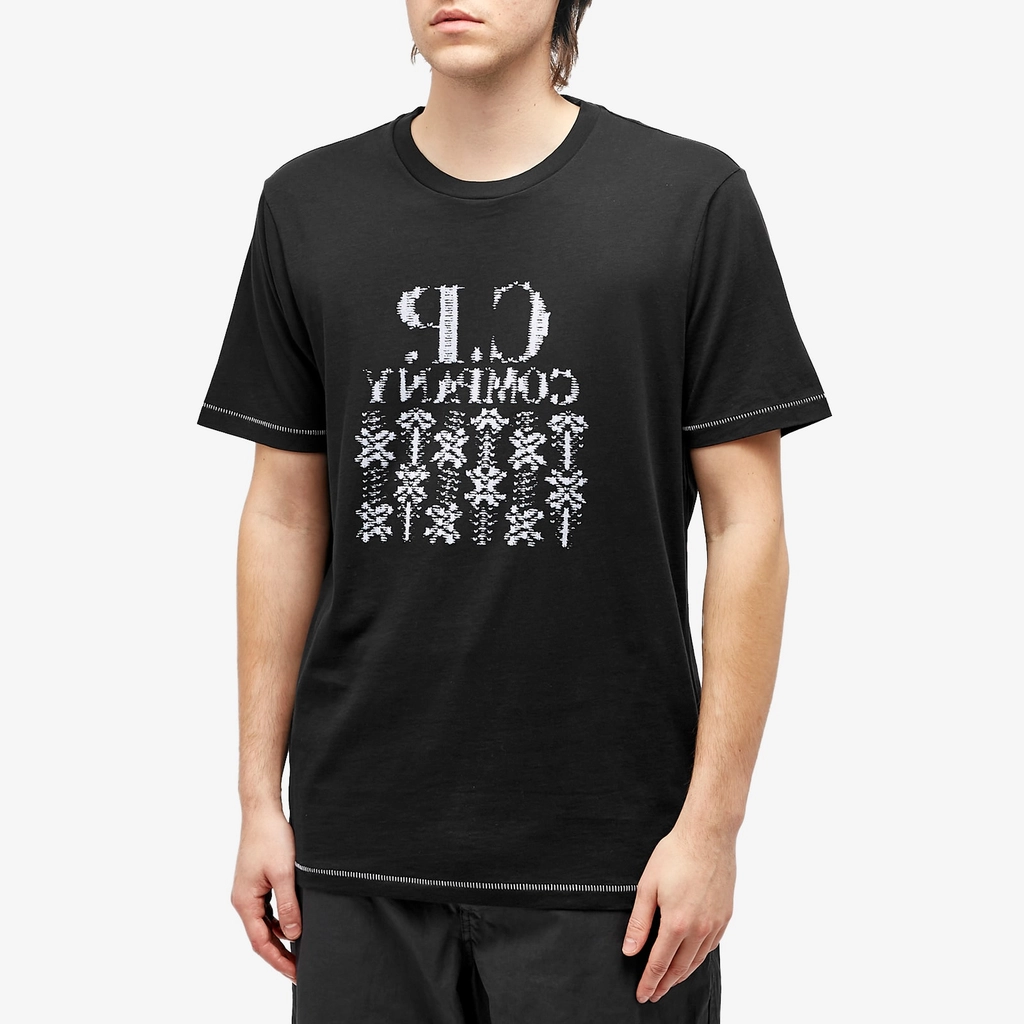 CP Company Men's Logo T-Shirt Black